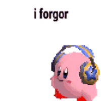 Kirby Kirby I Forgot Sticker GIF