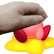 Kirby Petpet Sticker GIF