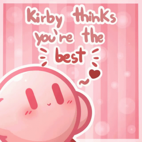 Kirby Thinks You're The Best GIF