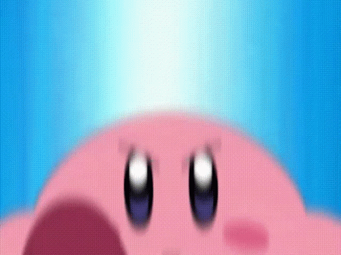 Kirby Tranforming To Martial Arts Meme GIF