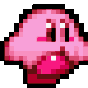 Kirby Walking Sticker GIF
