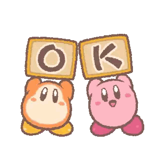 Kirbys Holding OK Blocks