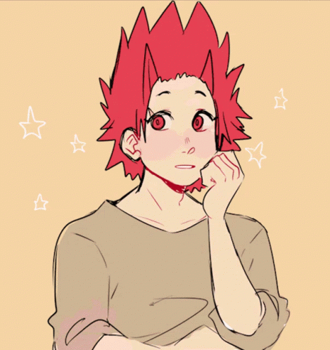 Kirishima Blushing Cute GIF