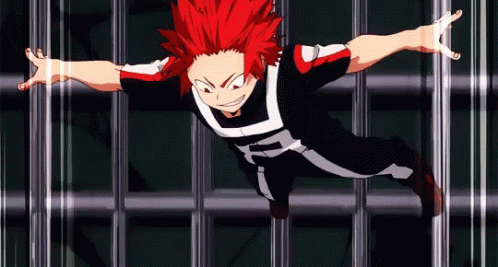 Kirishima Falling Crash GIF
