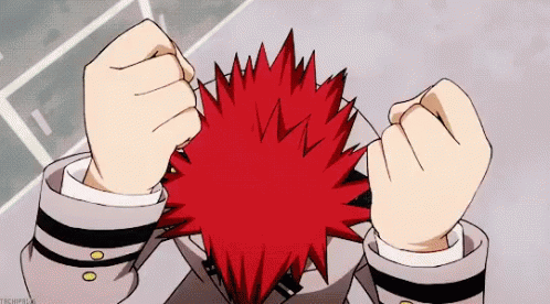 Kirishima Hyped Up GIF