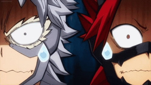 Kirishima And Tetsutestu Panic GIF