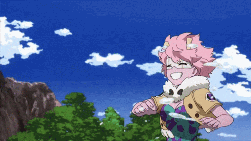 Kirishima With Mina Ashido GIF