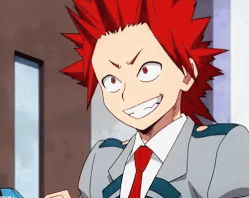 Kirishima Fist Pump GIF