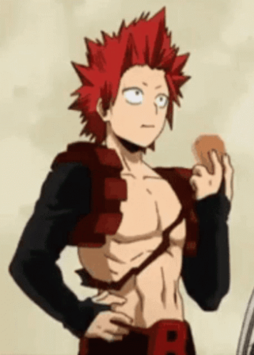 Kirishima Eating Cake GIF