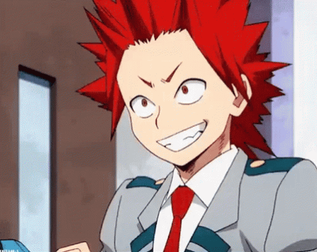Kirishima Fist Pump GIF