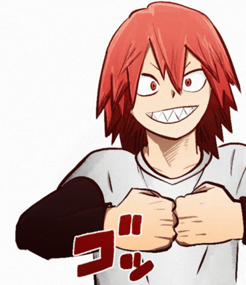 Kirishima Fists Bumping GIF