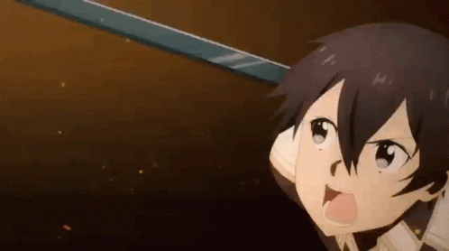 Kirito Sword Power GIF