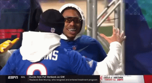 Kirk Cousins Justin Jefferson Hug GIF