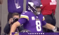 Kirk Cousins Minnesota Vikings Dance Yes GIF
