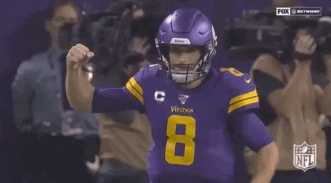 Kirk Cousins Punched In The Air GIF