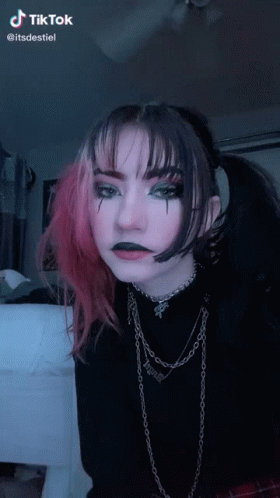 Kiss Goth Egirl GIF