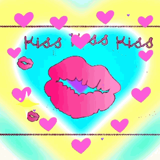 Kiss Kiss Kiss Lips Animation GIF