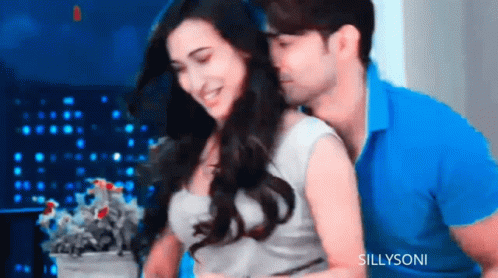 Kiss On Cheek Couple GIF