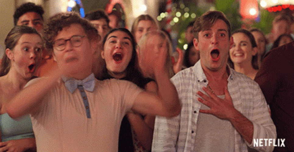 Kissing Booth Clapping Ollie Cheer GIF