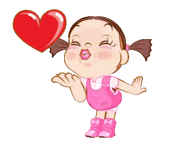 Kissing Girl With Heart