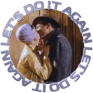 Kissing Man and Woman Lets Do It