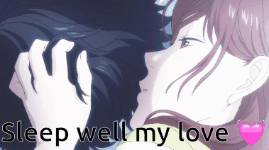Kissing Man And Woman Sleep Well My Love GIF