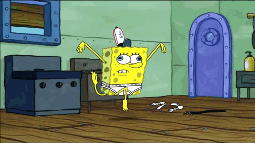 Kitchen Ritual Spongebob Dancing GIF