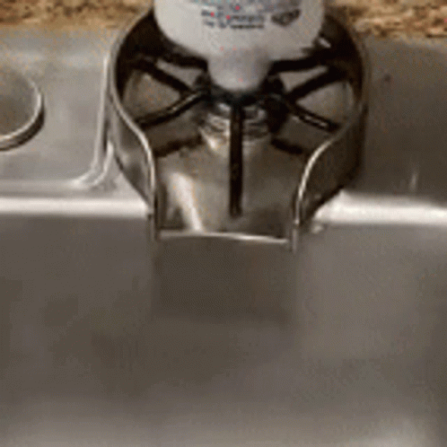 Kitchen Sink With Soap Bottle