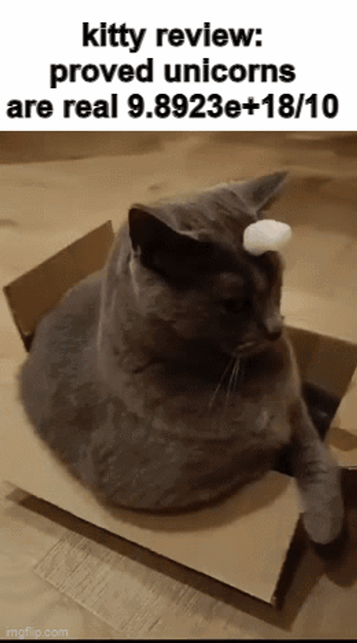 Kitty Review Proved Unicorns GIF