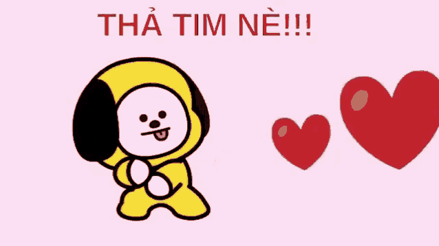 Kiu Red Hearts Gif GIF