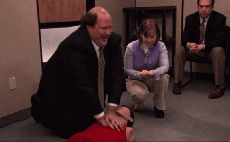 Kiven Mallown Giving Cpr GIF