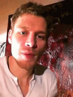 Klaus Mikaelson Blowing A Kiss GIF