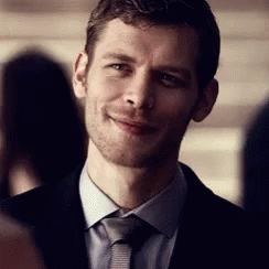 Klaus Mikaelson Cute Shy Smiling GIF