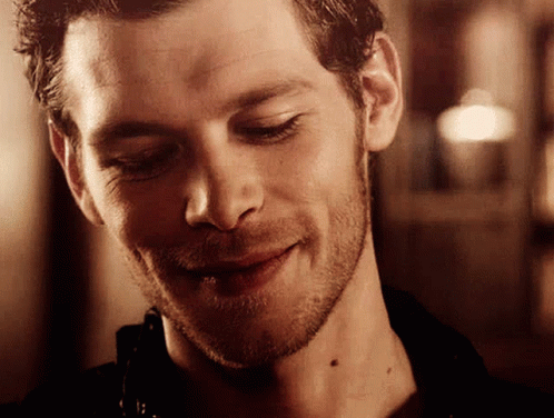 Klaus Mikaelson Flirty Look With Smirk GIF