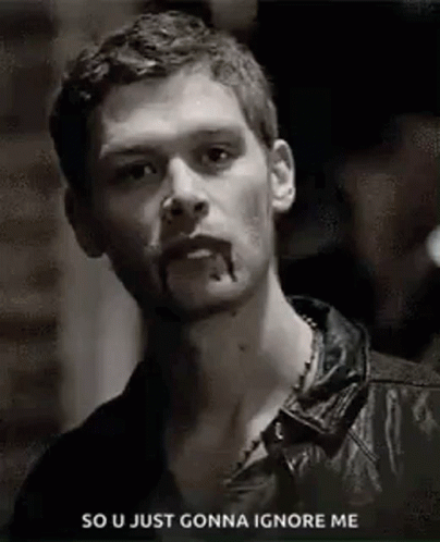 Klaus Mikaelson Ignore Me Mad Expression GIF