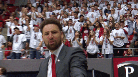 Klay Thompson Confused Face Gray Suit GIF