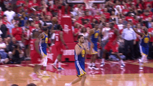 Klay Thompson Delighted Pointing Forward GIF