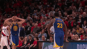 Klay Thompson Draymond Green High Five GIF
