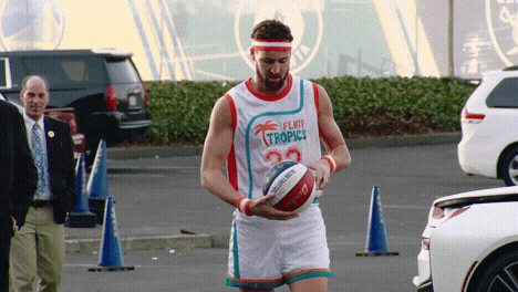 Klay Thompson Incredible Finger Ball Spin GIF