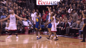 Klay Thompson Shoot Hand Signal GIF