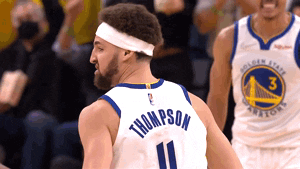 Klay Thompson Silly Puckered Face GIF