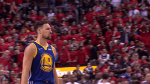 Klay Thompson Steph Curry Chest Bump GIF