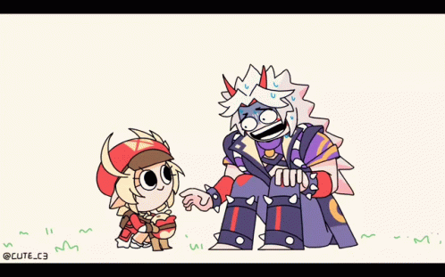 Klee Arataki Itto Shocked GIF