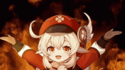 Klee Burning Flames GIF