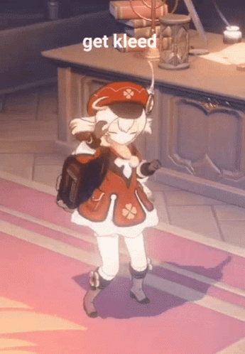 Klee Get Kleed Jumping GIF