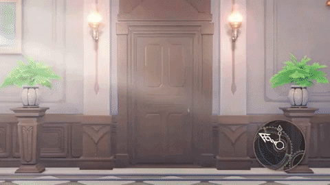 Klee Opening Door Hello GIF