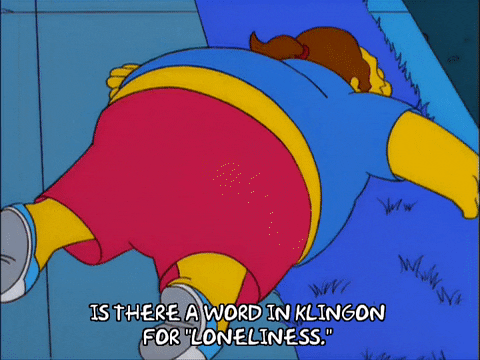 Klingon Comic Book Guy The Simpsons GIF