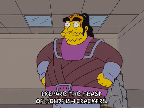 Klingon Prepare The Feast The Simpsons GIF