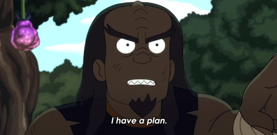 Klingon Sinister Plan Star Trek Animation GIF