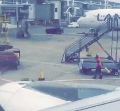 KLM Plane on Tarmac